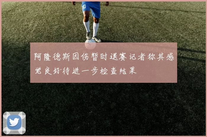 阿隆德斯因伤暂时退赛记者称其感觉良好待进一步检查结果