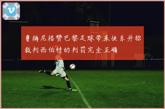 鲁梅尼格赞巴黎足球带来快乐并称裁判西伯特的判罚完全正确
